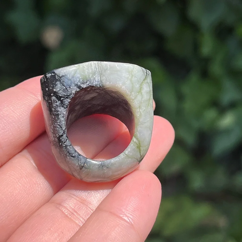 Size‎ 6.5 Chunky Picasso Jasper ring